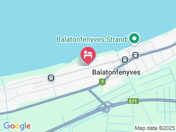 Fontana Apartmanház Balatonfenyves a térképen