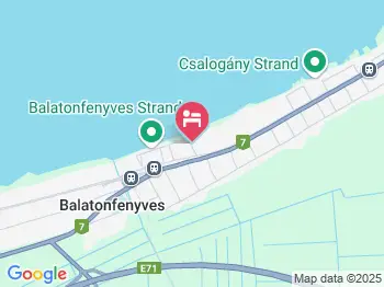 Horváth Ház Balatonfenyves a térképen