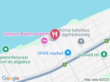 Nádas Vendéglő Balatonfenyves a térképen