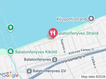 Naphal Büfé Balatonfenyves a térképen