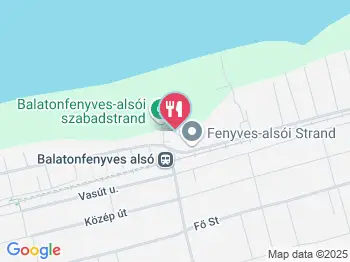 Parti Zóna Balatonfenyves a térképen