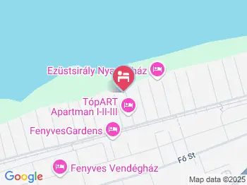 Péter Panzió Balatonfenyves a térképen