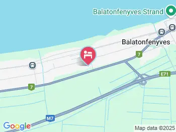 Úttörő Nyaralóház Balatonfenyves a térképen
