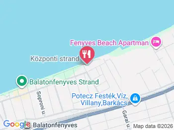 Vitorlás Bisztró Balatonfenyves a térképen