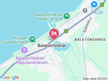 Ádám Apartman Balatonföldvár a térképen