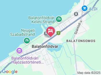 Aszfalt Vendégház Balatonföldvár a térképen