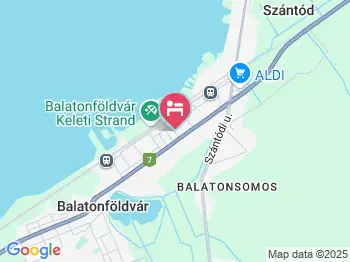 Bagira Panzió Balatonföldvár a térképen