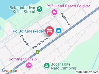 Bagyarik Apartman (Krisztina ház) Balatonföldvár a térképen