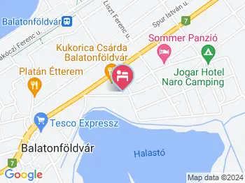 Balaton Apartman Balatonföldvár a térképen