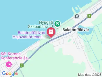 Hajózástörténeti Látogatóközpont és Kilátó Balatonföldvár a térképen