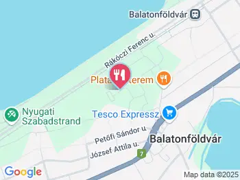 Halászkert Étterem Balatonföldvár a térképen