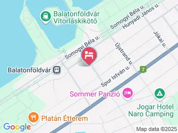 Hotel Jonathan Balatonföldvár a térképen