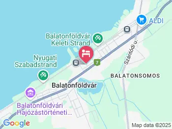 Hotel Reál Balatonföldvár a térképen