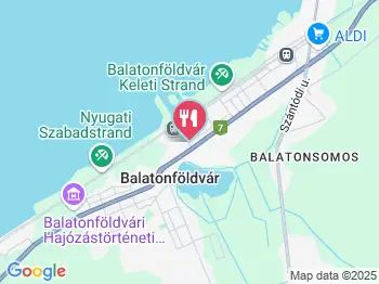 Jogar Étterem Balatonföldvár a térképen