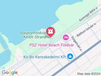 Keleti strand, Balatonföldvár Balatonföldvár a térképen