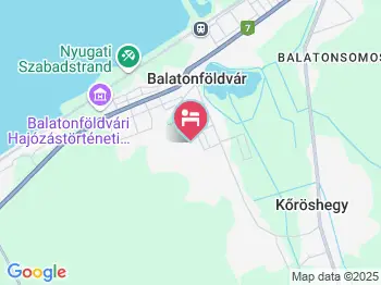 László Vendégház Balatonföldvár a térképen