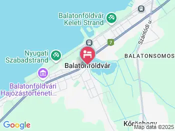 Magaspart Panzió Balatonföldvár a térképen