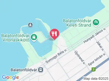 Marika Büfé Bigaház Balatonföldvár a térképen