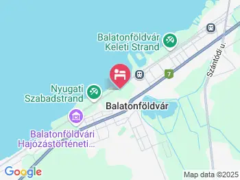 Neptun Apartmanház Balatonföldvár a térképen