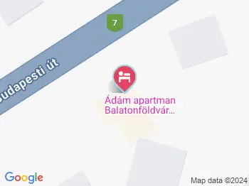 Páros faház Balatonföldvár a térképen