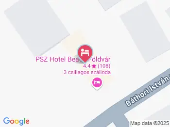 PSZ Hotel Beach Földvár Balatonföldvár a térképen