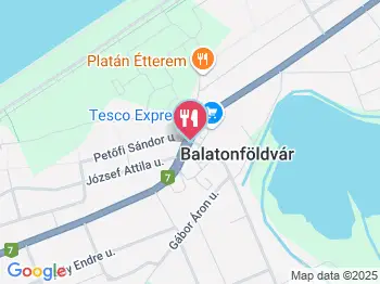 Riviéra Park Hotel- Orchidea Étterem Balatonföldvár a térképen