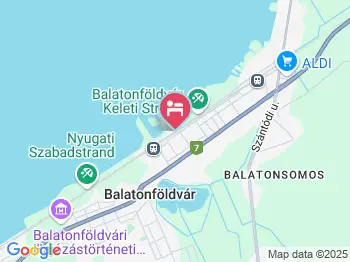 Riviéra Park Hotel Balatonföldvár a térképen