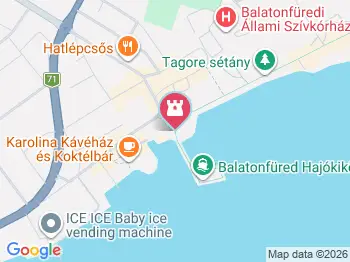 46° Balaton Borbusz Balatonfüred a térképen