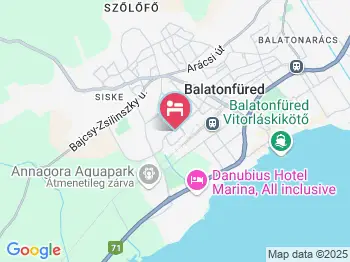 AAA Apartman Balatonfüred Balatonfüred a térképen