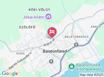 Abacus Vendégház Balatonfüred a térképen
