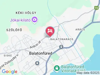 Anikó Apartman Balatonfüred a térképen