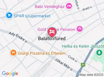 Boutique Hotel Annuska Balatonfüred a térképen