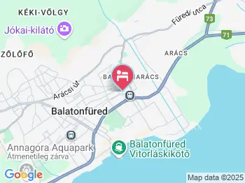 Anya Apartman Balatonfüred a térképen