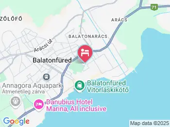 Apartman Mógor Balatonfüred a térképen
