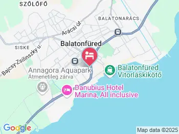 Aqua Ház Balatonfüred a térképen