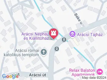 Arácsi Népház és Kiállítóház Balatonfüred a térképen