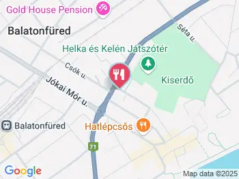 Arany Csillag Pizzéria Balatonfüred a térképen