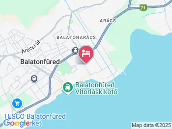Aranyhal Vendégház Balatonfüred a térképen