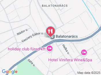 Árnyas Sörkert Balatonfüred a térképen