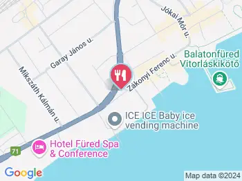 Backstage Bistro Balatonfüred a térképen