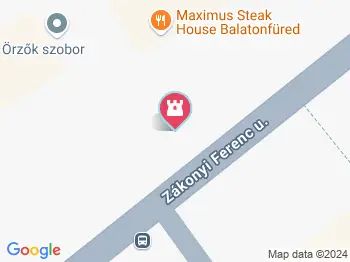 Balatonfüredi Jégpálya Balatonfüred a térképen