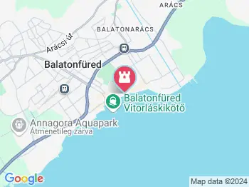 Balatoni Bor és Hal Ünnepe Balatonfüred a térképen