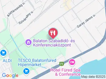 Baricska Csárda Balatonfüred a térképen