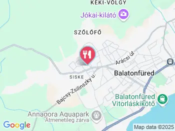 Bella Étterem Balatonfüred a térképen