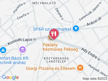 Bistro Sparhelt Balatonfüred a térképen