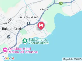 Botond Vendégház Balatonfüred a térképen