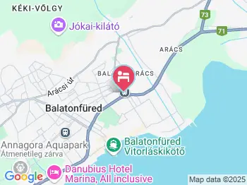 Centrum Családi Apartmanok Balatonfüred a térképen