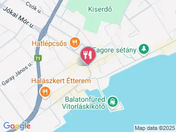 Club Mauro Pizzéria Balatonfüred a térképen