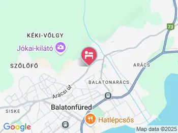 Családi Panoráma Vendégház Balatonfüred a térképen