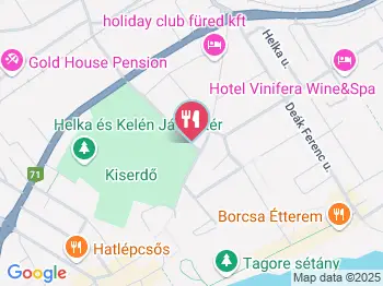Csirke-Csülök Ház Balatonfüred a térképen